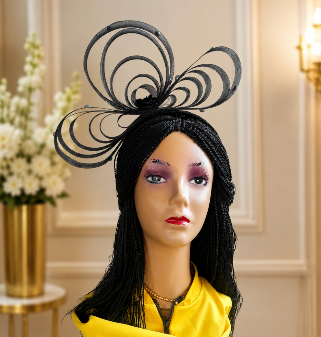 Crinoline fascinator